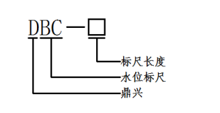 水位標尺型號編制